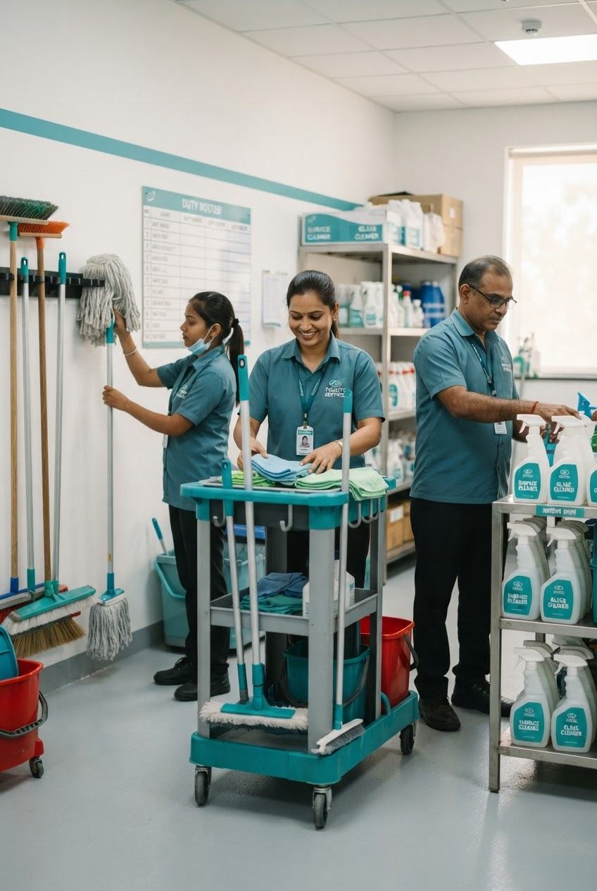 Prepared service team